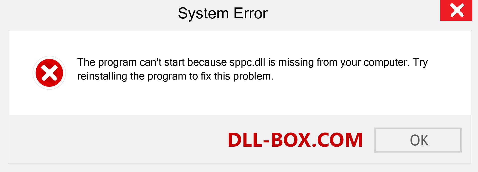  sppc.dll file is missing?. Download for Windows 7, 8, 10 - Fix  sppc dll Missing Error on Windows, photos, images